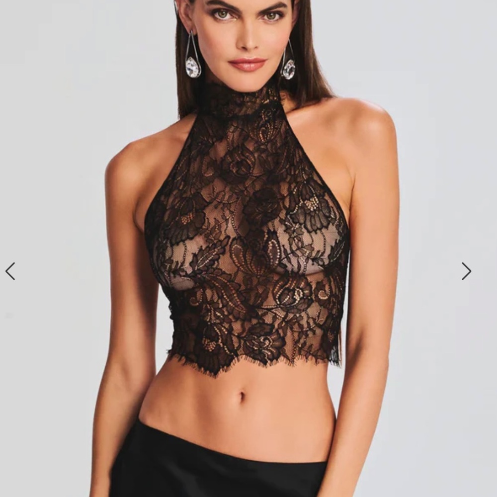 Retrofete Violet Lace Top
